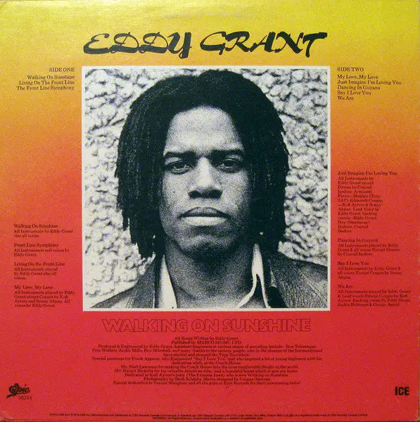 Eddy Grant – Walking On Sunshine Vinyl Pursuit Inc