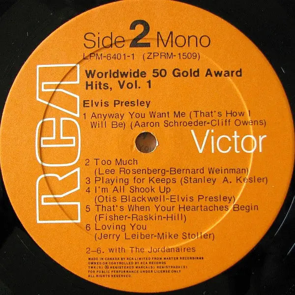 Elvis – Worldwide 50 Gold Award Hits, Vol. 1 - 1970 Box Set with Souvenir Photo Album VinylPursuit.com