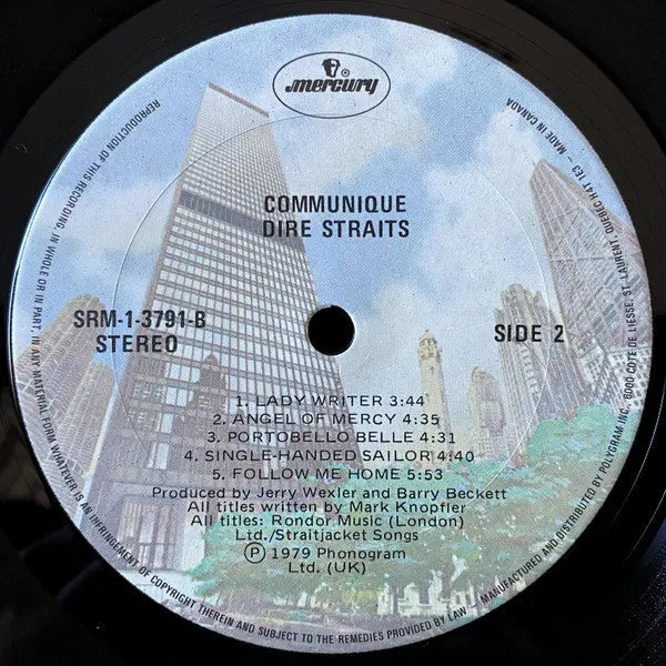 Dire Straits – Communiqué - 1979 Original Vinyl Pursuit Inc