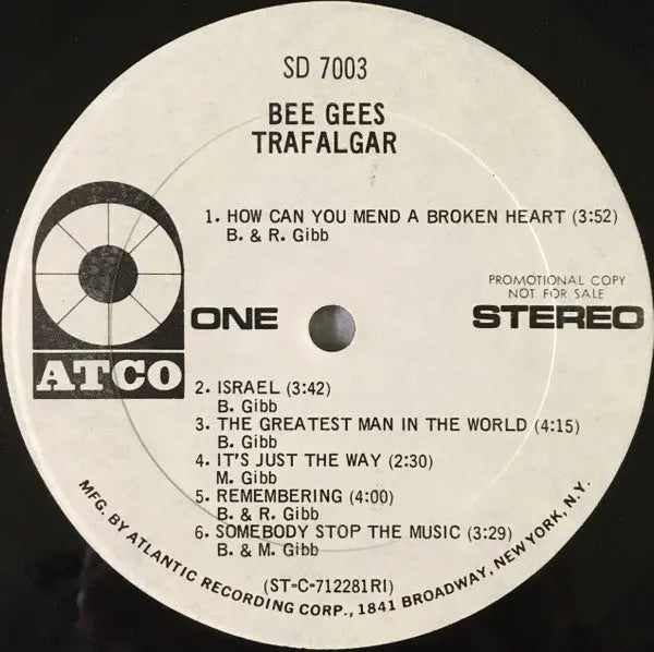 Bee Gees – Trafalgar - 1971 US Promo Pressing VinylPursuit.com