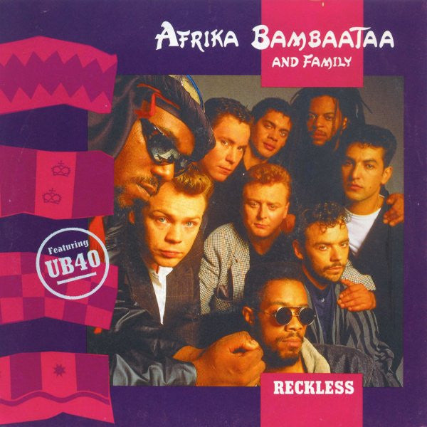 Afrika Bambaataa And Family Featuring UB40 – Reckless - 7" Single, 1987 Vinyl Pursuit Inc