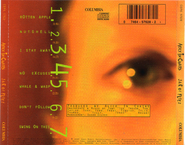Alice In Chains – Jar Of Flies -  CD Vinyl Pursuit Inc