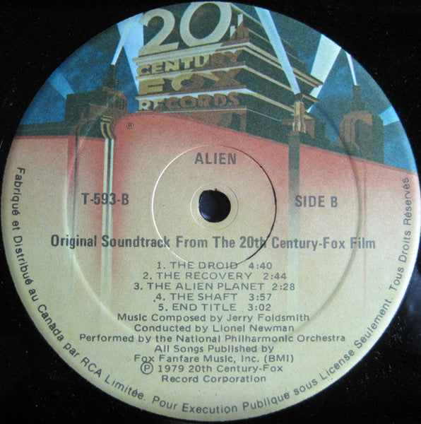 Alien - Original Soundtrack, Jerry Goldsmith - 1979 Original, Rare VinylPursuit.com
