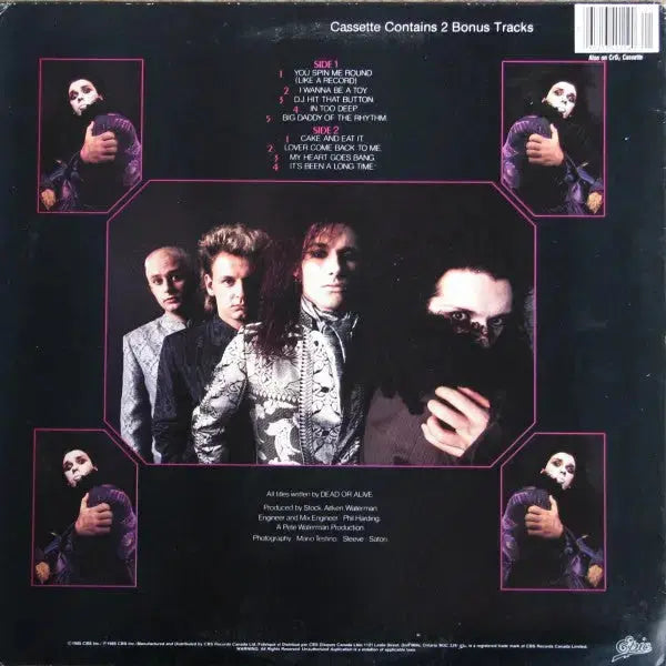 Dead Or Alive – Youthquake 1985 Original Vinyl Pursuit Inc