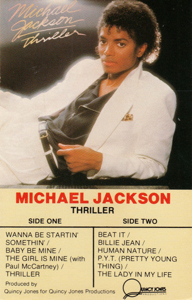 Michael Jackson – Thriller - 1982 Cassette VinylPursuit.com