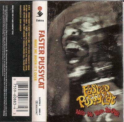 Faster Pussycat – Wake Me When It's Over - 1989 Cassette VinylPursuit.com