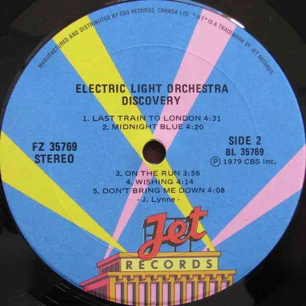 Electric Light Orchestra – Discovery - 1979 Original Vinyl Pursuit Inc