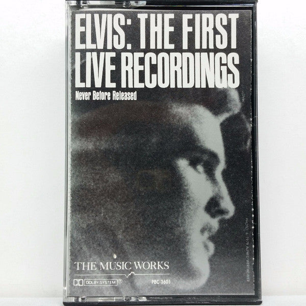 Elvis Presley – The First Live Recordings - 1982 Cassette SEALED!! VinylPursuit.com