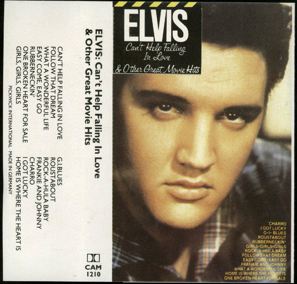 Elvis – Can't Help Falling In Love & Other Great Movie Hits - Cassette SEALED!! VinylPursuit.com