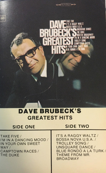 Dave Brubeck – Dave Brubeck's Greatest Hits - Cassette VinylPursuit.com