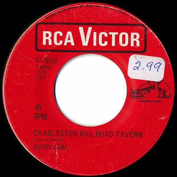 Bobby Bare – Charleston Railroad Tavern / Vincennes -  7" Single, 1967 Original Vinyl Pursuit Inc