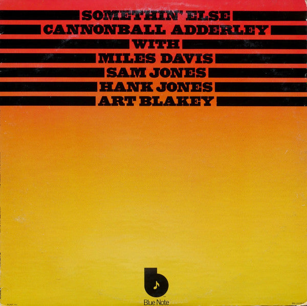 Cannonball Adderley with Miles Davis, Sam Jones, Hank Jones, Art Blakey – Somethin' Else - 1973 Pressing VinylPursuit.com