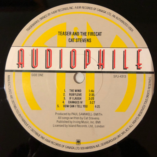 Cat Stevens – Teaser And The Firecat - Audiophile Pressing, Rare VinylPursuit.com