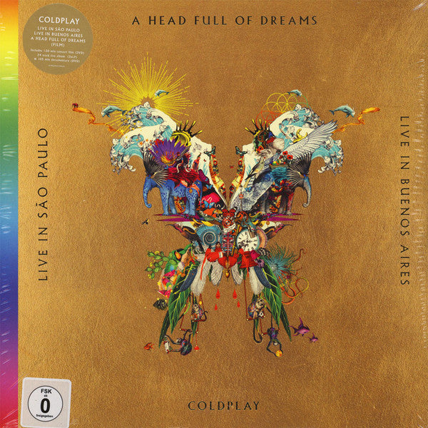 Coldplay – Live In Buenos Aires / Live In São Paulo / A Head Full Of Dreams - Butterfly Box-Set! VinylPursuit.com