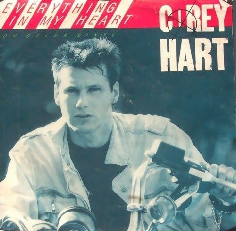 Corey Hart – Everything In My Heart -  7" Single - 1985 RED VINYL! Vinyl Pursuit Inc