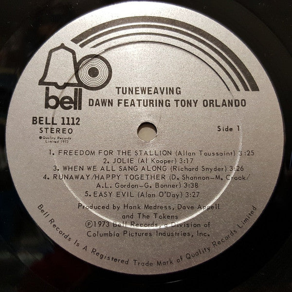 Dawn Featuring Tony Orlando – Tuneweaving - GARAGE SALE! VinylPursuit.com