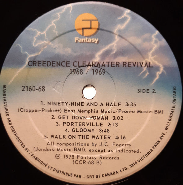 Creedence Clearwater Revival – 1968-1969 - A 1978 Double Album Compilation! VinylPursuit.com