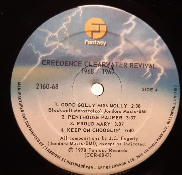 Creedence Clearwater Revival – 1968-1969 - A 1978 Double Album Compilation! VinylPursuit.com