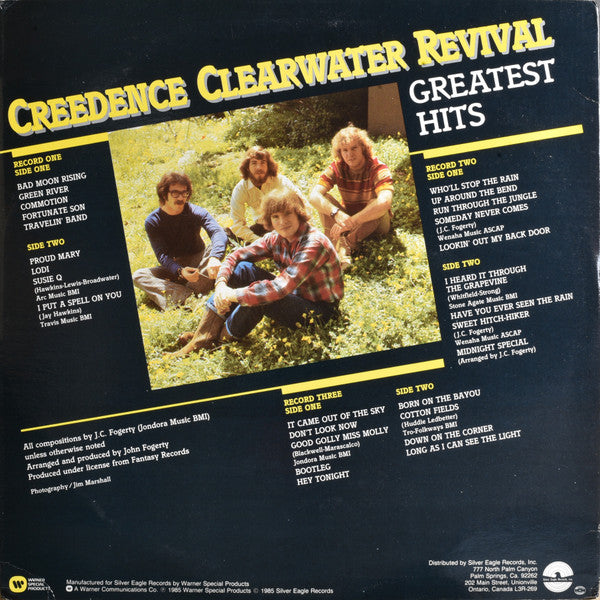 Creedence Clearwater Revival – Greatest Hits - 1985 3-Album Set! VinylPursuit.com