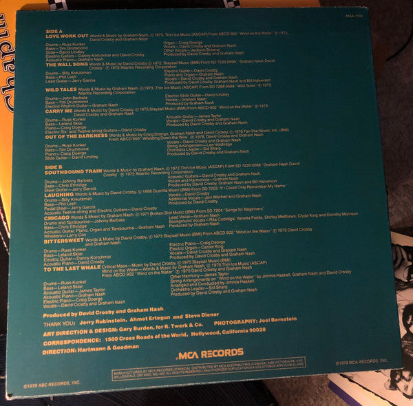 Crosby-Nash – The Best Of David Crosby And Graham Nash - 1978 VinylPursuit.com