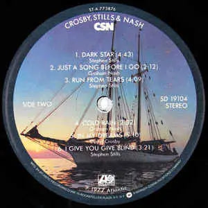 Crosby, Still & Nash –  CSN - 1977 US Original VinylPursuit.com