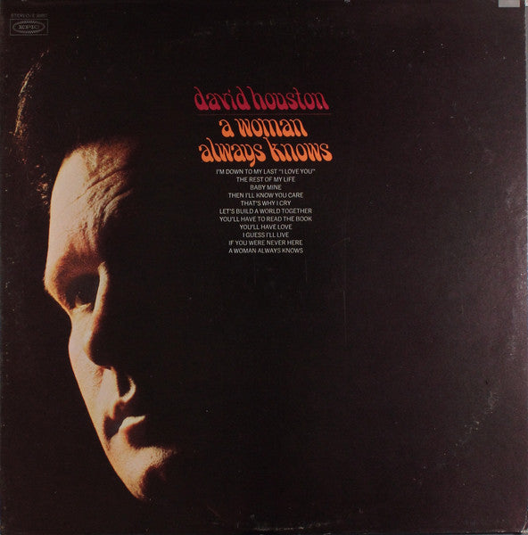 David Houston – A Woman Always Knows - Sealed VinylPursuit.com