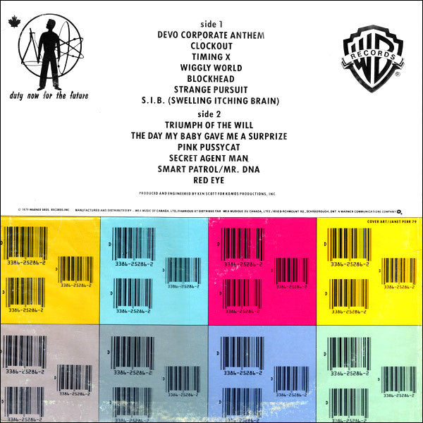 Devo – Duty Now For The Future - 1979 Original VinylPursuit.com