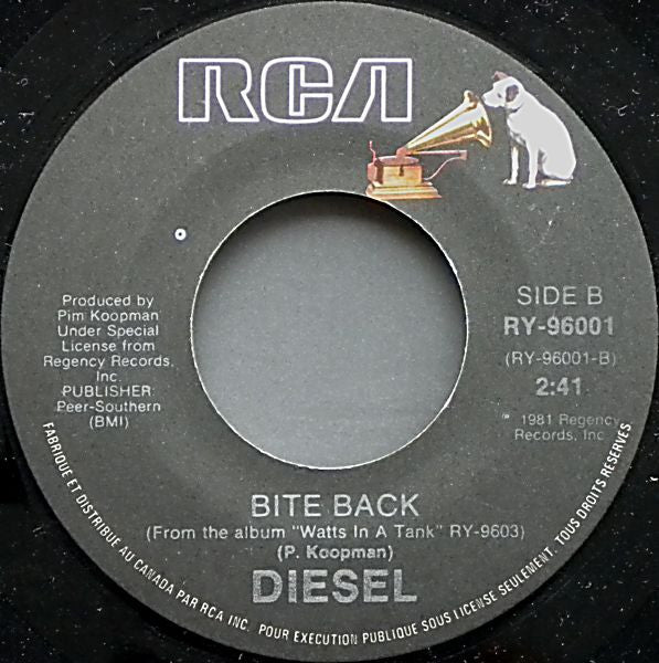 Diesel – Sausalito Summernight - 7" Single - 1981 Vinyl Pursuit Inc