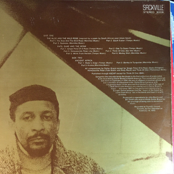 Dollar Brand – Sangoma (Volume One) - 1973 Original VinylPursuit.com