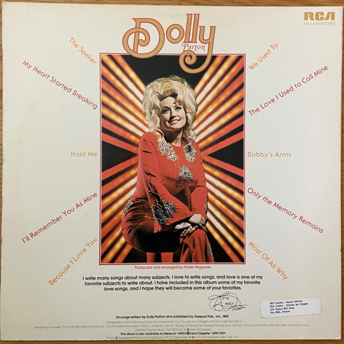 Dolly Parton – The Seeker / We Used To - 1975 VinylPursuit.com
