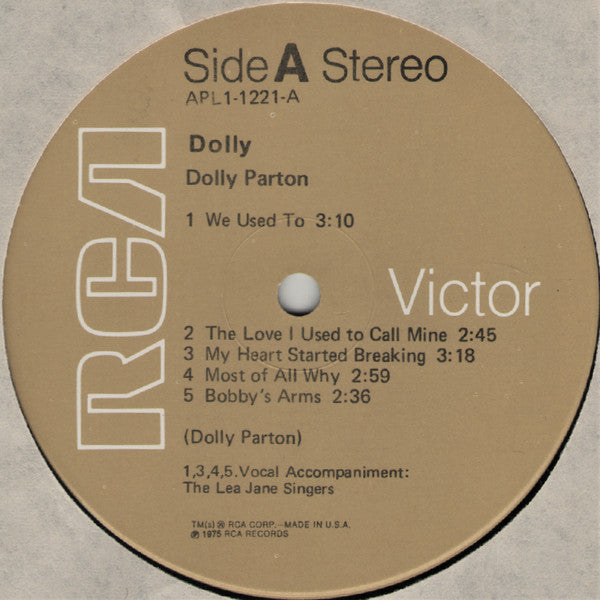 Dolly Parton – Dolly, The Seeker / We Used To - US Pressing! Vinyl Pursuit Inc