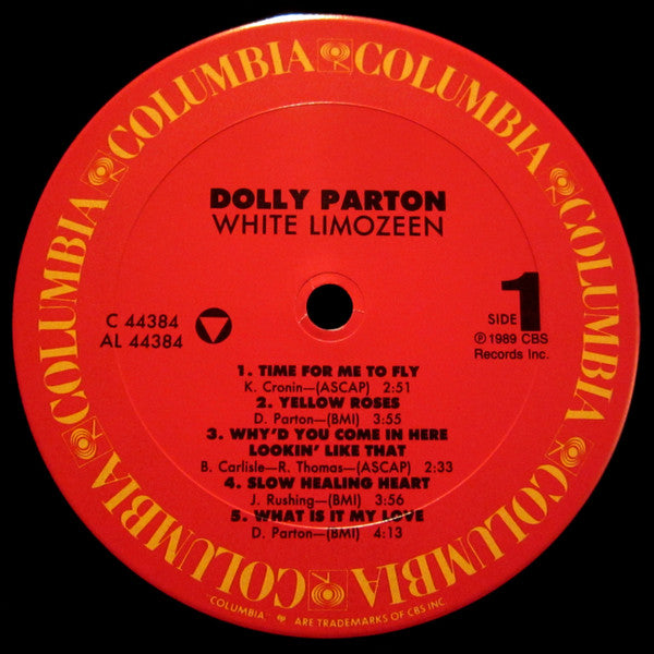 Dolly Parton – White Limozeen - 1989 US Original in Shrinkwrap VinylPursuit.com