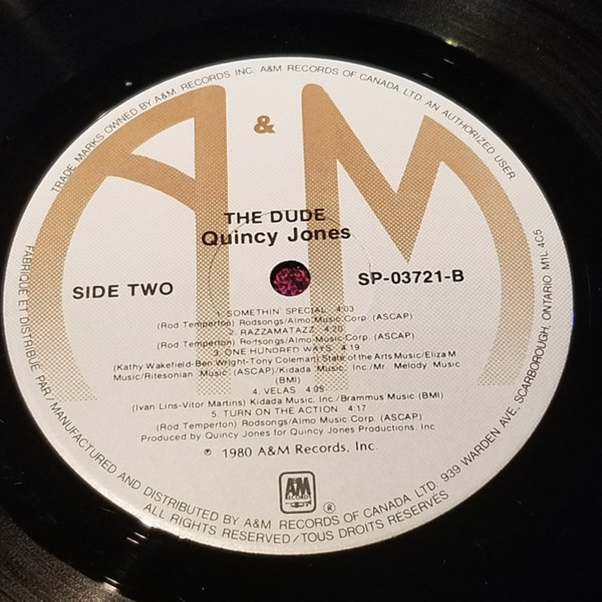 Quincy Jones – The Dude - 1981 Original!