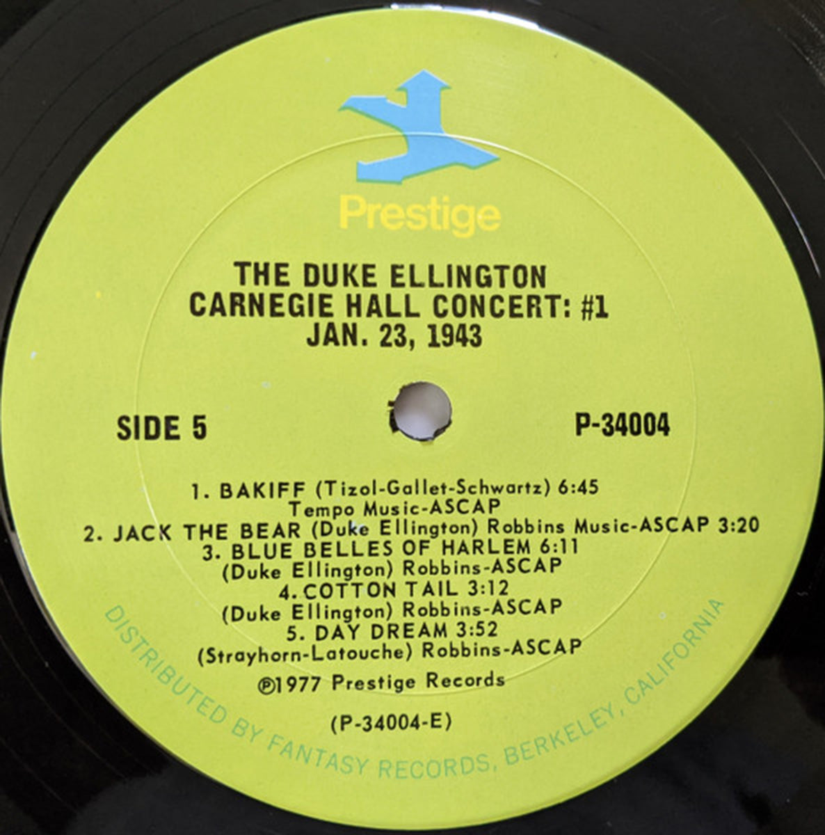 Duke Ellington And His Orchestra – January - 1977 US Pressing VinylPursuit.com