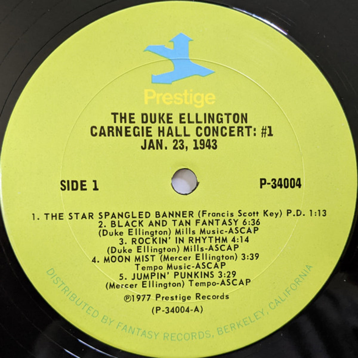 Duke Ellington And His Orchestra – January - 1977 US Pressing VinylPursuit.com