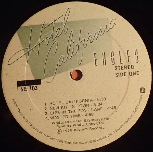 Eagles – Hotel California - Early Pressing VinylPursuit.com