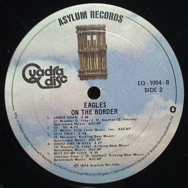 Eagles – On The Border - 1974 Quadraphonic Original VinylPursuit.com