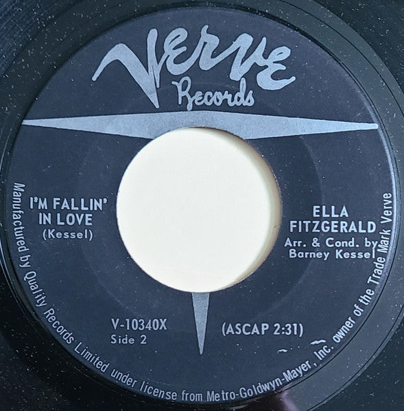 Ella Fitzgerald – Ringo Beat / I'm Falling In Love -  7" Single 1964 Original, Rare Vinyl Pursuit Inc