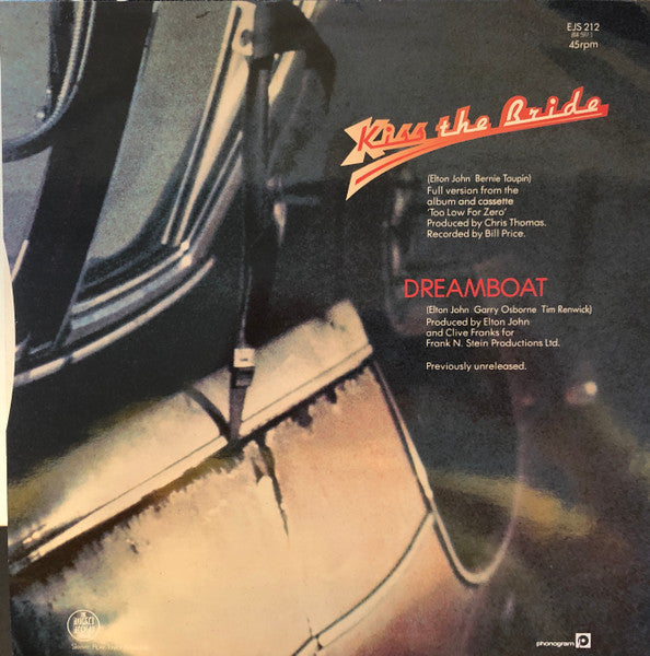 Elton John – Kiss The Bride - 1983 UK Original - Bargain Bin! VinylPursuit.com