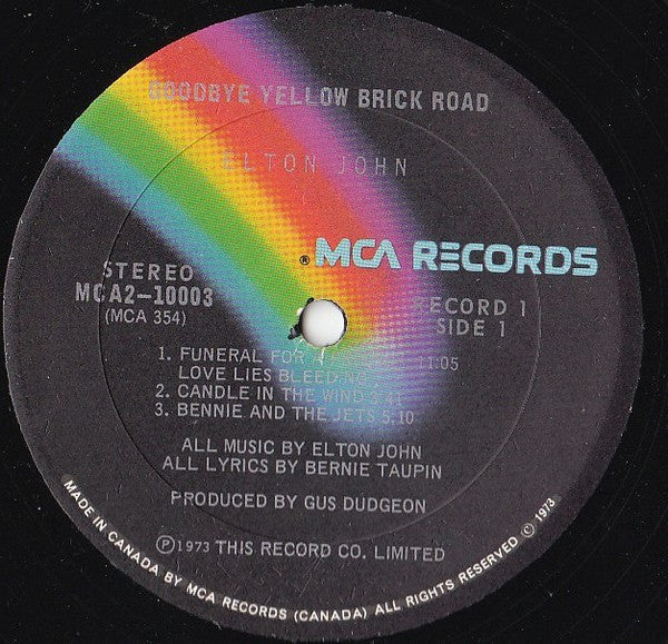 Elton John – Goodbye Yellow Brick Road -  1980 VinylPursuit.com
