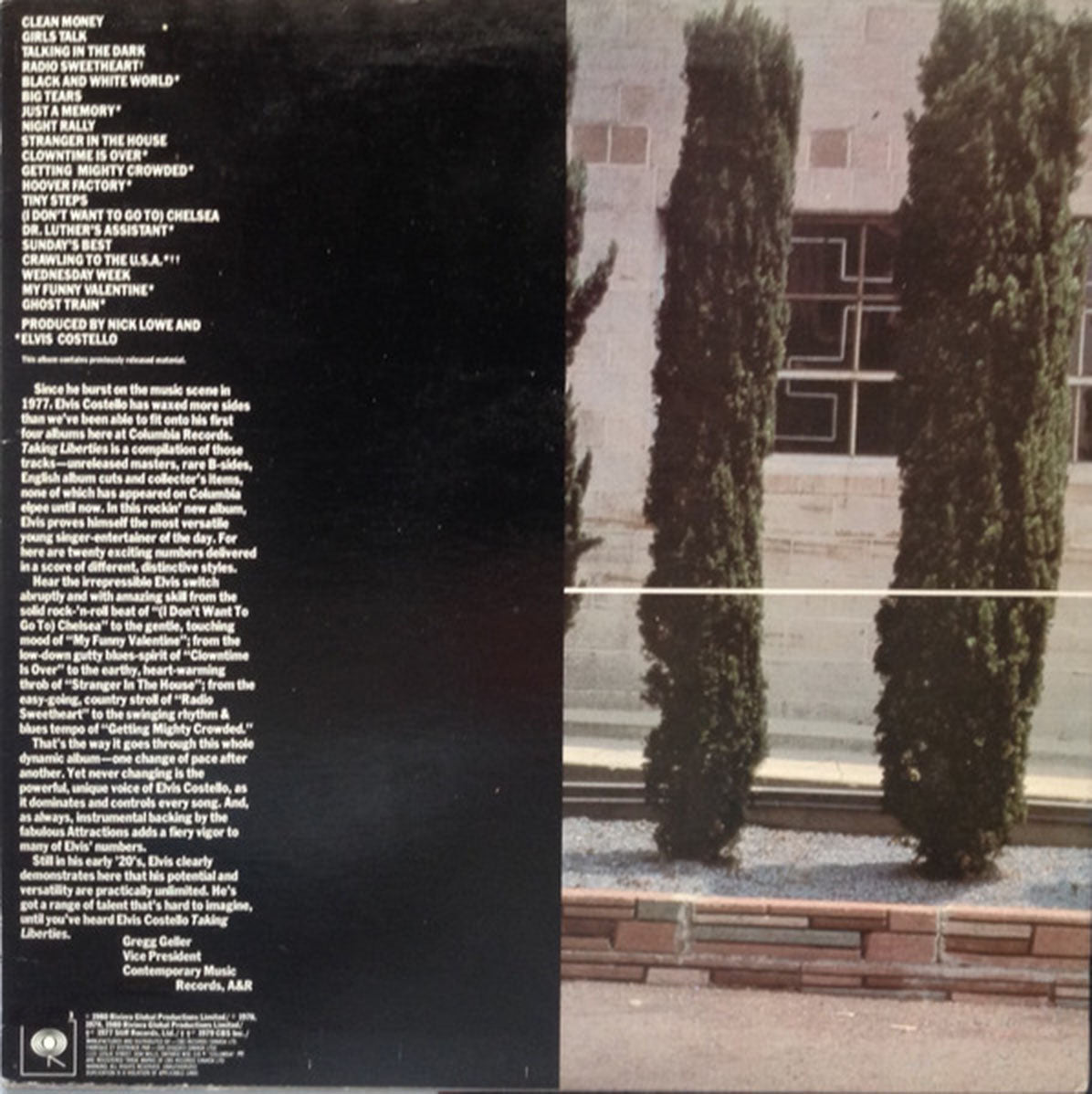 Elvis Costello – Taking Liberties - 1980 VinylPursuit.com