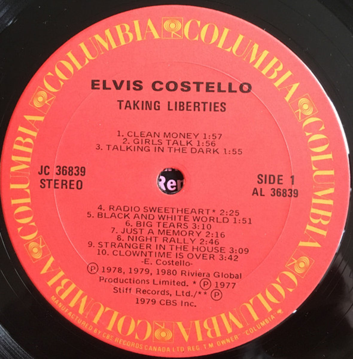 Elvis Costello – Taking Liberties - 1980 VinylPursuit.com