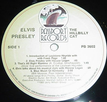Elvis Presley – Elvis: The Hillbilly Cat VinylPursuit.com