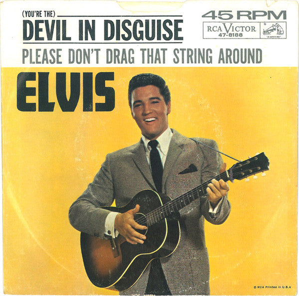 Elvis – (You're The) Devil In Disguise - 1963 1st US Pressing, 7" Single VinylPursuit.com