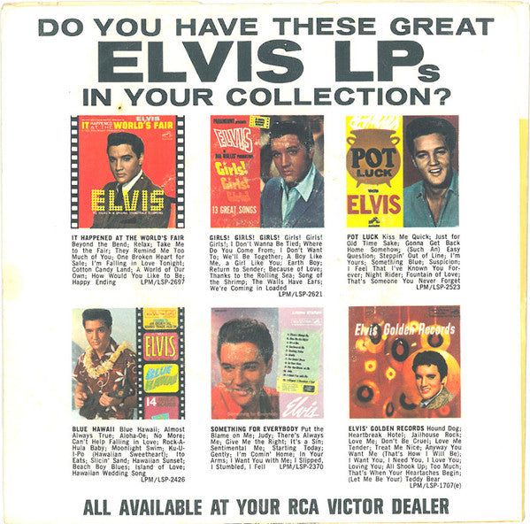 Elvis – (You're The) Devil In Disguise - 1963 1st US Pressing, 7" Single VinylPursuit.com