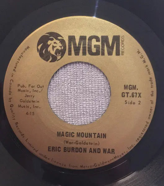 Eric Burdon And War – Spill The Wine -  7" Single - 1970! Vinyl Pursuit Inc