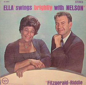 Fitzgerald - Riddle – Ella Swings Brightly With Nelson - 1962 Original US Verve Pressing Vinyl Pursuit Inc