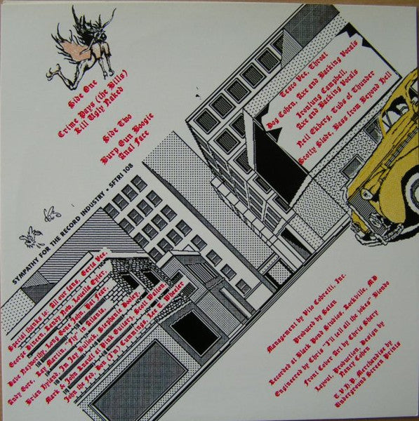 Tesco Vee's Hate Police – Crime Pays The Bills - 7" Single, 1991 US Original Vinyl Pursuit Inc