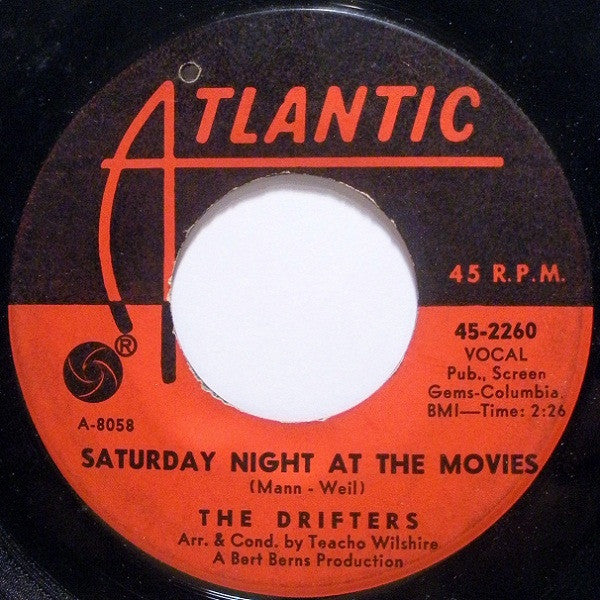 The Drifters – Saturday Night At The Movies - 7" Single, 1964 Orginal Vinyl Pursuit Inc