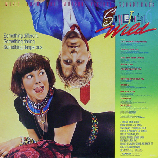 Something Wild - Motion Picture Soundtrack - 1986 US Pressing in Shrinkwrap VinylPursuit.com